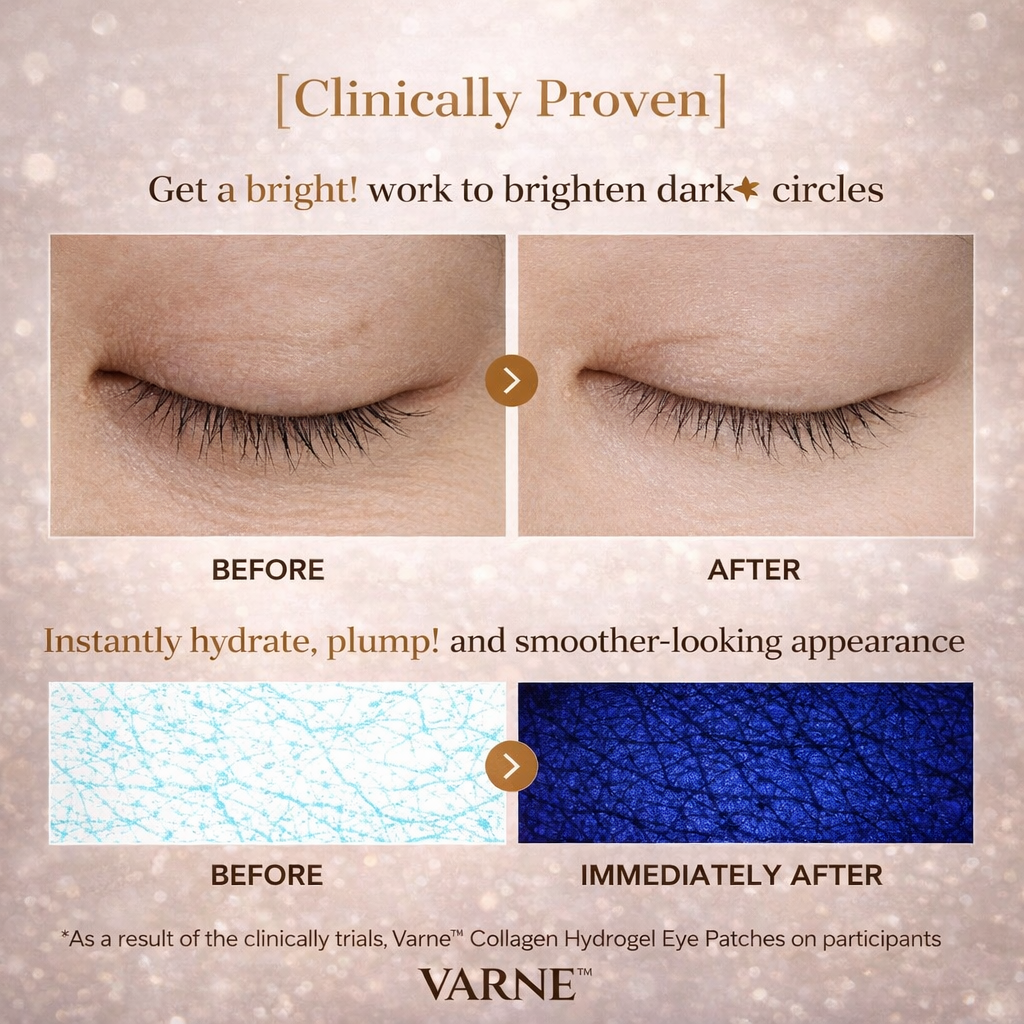 Varné™ Collagen & CoQ10 Hydrogel Eye Patches